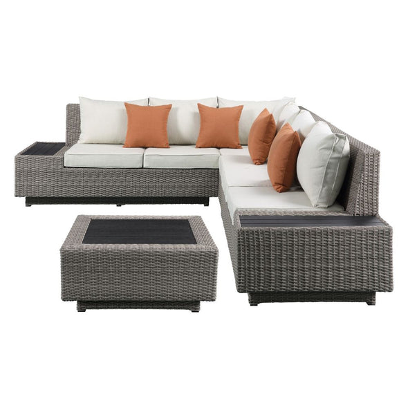 Salena Patio Sofa & Ottoman