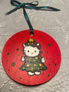 Christmas Ornament - Hello Kitty red