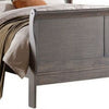 LOUIS PHILIPPE III BED - ANTIQUE GRAY