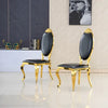 DINING CHAIR GOLD FRAME