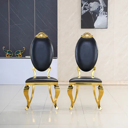 DINING CHAIR GOLD FRAME