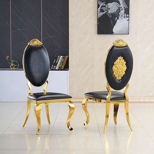 DINING CHAIR GOLD FRAME