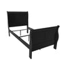 LOUIS PHILIPPE III BED BLACK