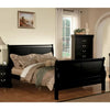 LOUIS PHILIPPE III BED BLACK