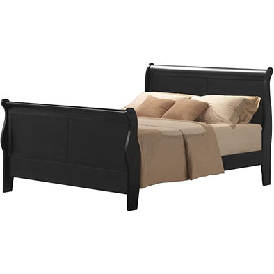 LOUIS PHILIPPE III BED BLACK