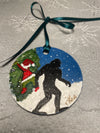 Christmas Ornament - Sasquatch and the Grinch