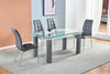 GLASS DINING SET