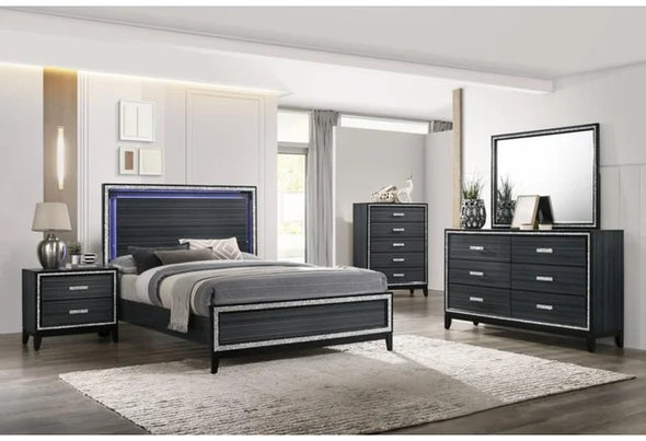 HAIDEN BEDROOM SET WITH LED LIGHT