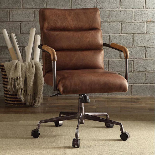 EXECUTIVE OFFICE CHAIR - HARIT RETRO BROWN