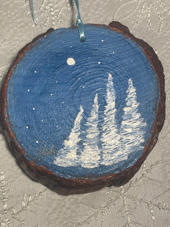 Christmas Ornament - White pine trees