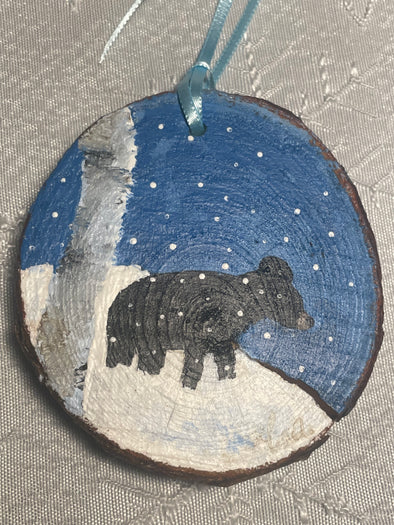 Christmas Ornament - Bear in the snow