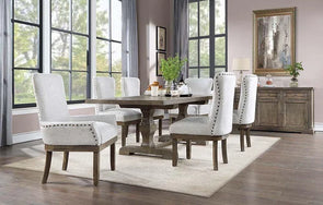 LANDON DINING SET - SALVAGE GRAY