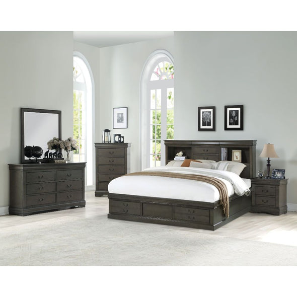 LOUIS PHILIPPE STORAGE BED