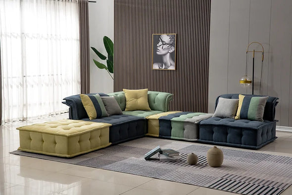 MODULAR SECTIONAL WITH OTTOMAN