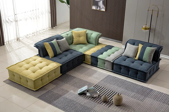 MODULAR SECTIONAL WITH OTTOMAN