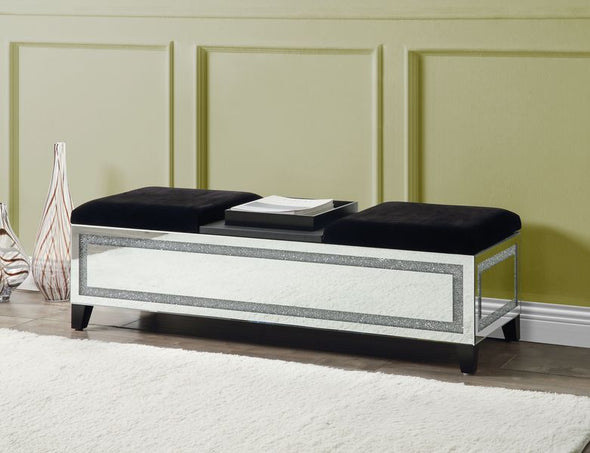 NORALIE BENCH WITH TRAY AND STORAGE