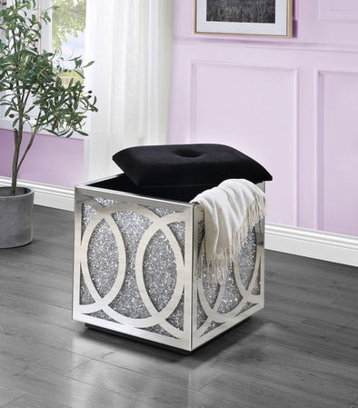 NORALIE OTTOMAN WITH STORAGE