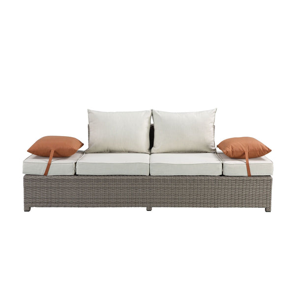 SALENA PATIO SOFA AND OTTOMAN