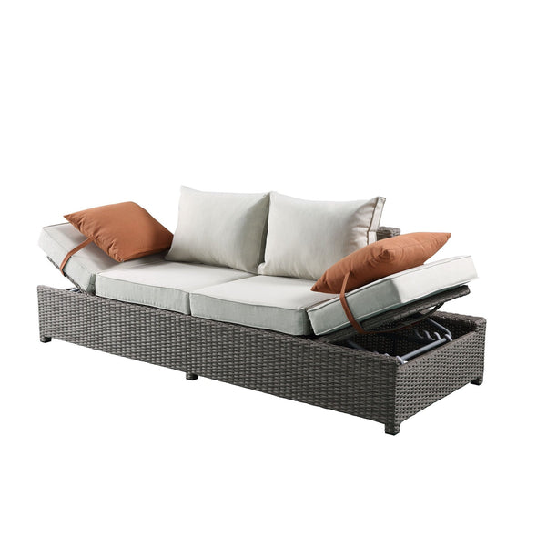 SALENA PATIO SOFA AND OTTOMAN