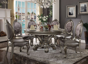 DINING TABLE SET - VERSAILLES ANTIQUE PLATINUM