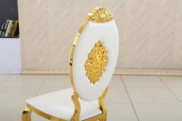 DINING CHAIR GOLD FRAME