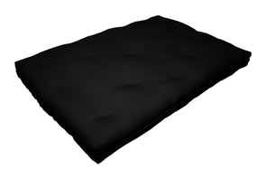 BLACK 8" FUTON MATTRESS