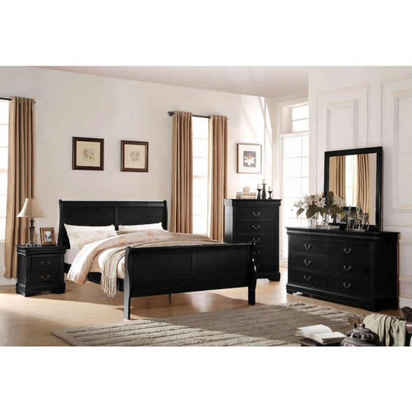 BEDROOM SET - LOUIS PHILIPPE BLACK