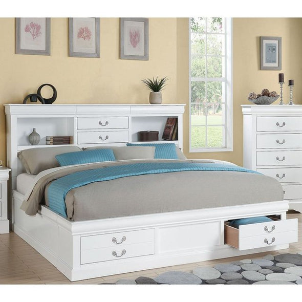 LOUIS PHILIPPE STORAGE BED