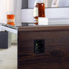 SMART TABLE FRIDGE BROWN & WHITE