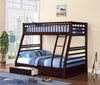 Bunk Bed - Gray Twin/Full