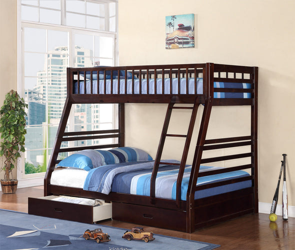 Bunk Bed - Espresso Twin/Full