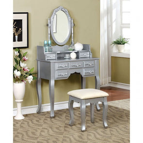 Vanity - Harriet Vanity Set Silver